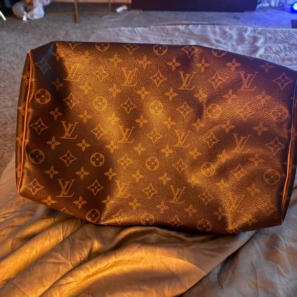 Louis Vuitton Brown and Tan Monogram Bag - Picture 4 of 16